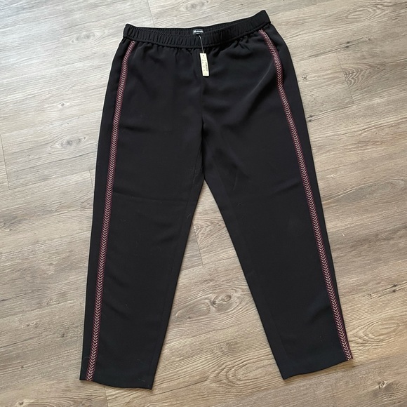Madewell Pants - NWT Madewell Embroidered Track Trousers